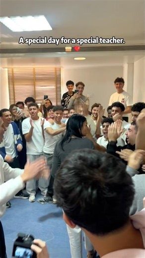 A Birthday Surprise for a Favorite Teacher 🎂❤️ #birthday #teacher #surprise #emotional #fyp