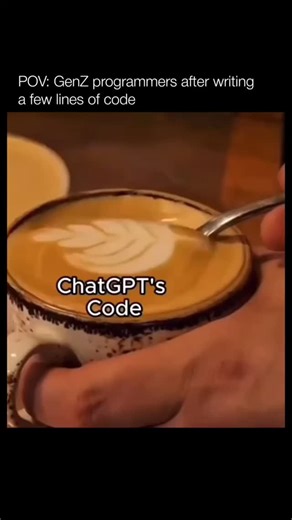 Devesh Punjabi on Instagram: "POV: You wrote 3 lines of code… and now you’re debugging ChatGPT’s masterpiece ☕💀 Looks aesthetic. Runs nowhere. Still fixing GPT-generated code at 3AM. Relatable or just me? #ProgrammerLife #AIMemes #CodingHumor #ChatGPT #DeveloperProblems"