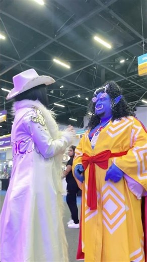 Jinbe Cosplay e Nico Robin Miss All Sunday na #ccxp One Piece Cosplay #anime