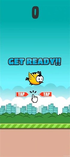 Flappy Bird Clone Gameplay | Unity Game Development | C# | Skairon Games