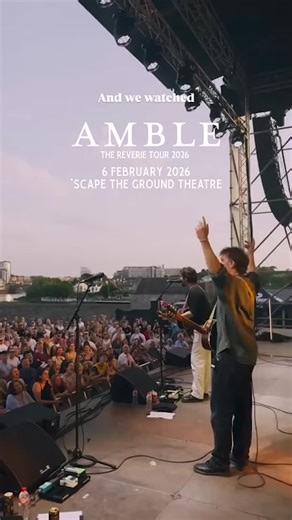 Live Nation SG on Instagram: "Let the music carry you away 💭⁠ Irish folk trio Amble bring their soul-stirring harmonies to Singapore for the first time ever. 🌿 Don’t miss The Reverie Tour 2026!⁠ ⁠ 🌟 𝐀𝐦𝐛𝐥𝐞: 𝐓𝐡𝐞 𝐑𝐞𝐯𝐞𝐫𝐢𝐞 𝐓𝐨𝐮𝐫 𝟐𝟎𝟐𝟔⁠ 📆 6 February 2026⁠ 📍 *SCAPE Ground Theatre⁠ 🎫 https://bit.ly/amble26 (🔗 in bio)⁠ ⁠ #Amble #TheReverieTour2026 #LiveNationSG"