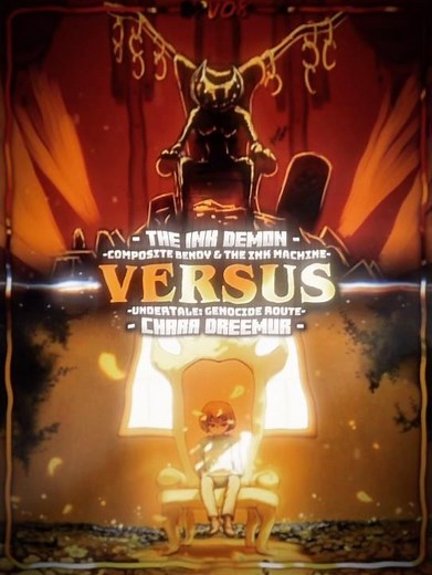 | Bendy #VS Chara | Bendy And The Ink Machine | IB: @bleachedbonnie_official |