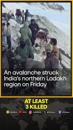 Avalanche Kills at Least Three in India's Ladakh Region | WION Shorts