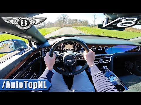 2021 Bentley Flying Spur V8 POV Test Drive by AutoTopNL