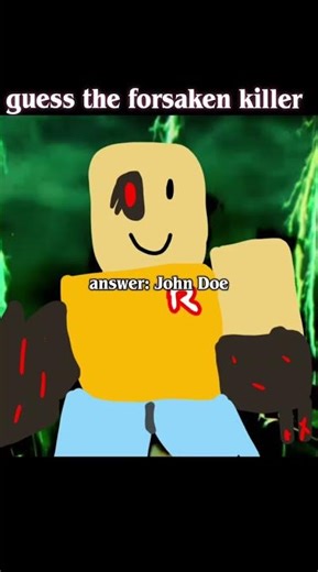 Guess the forsaken character (killer version) #forsaken #roblox #foryou #fyp