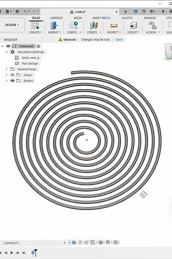 How to Design Spiral Shapes in Fusion 360 | Spiral Curve Tutorial | Advanced Sketching & Modeling