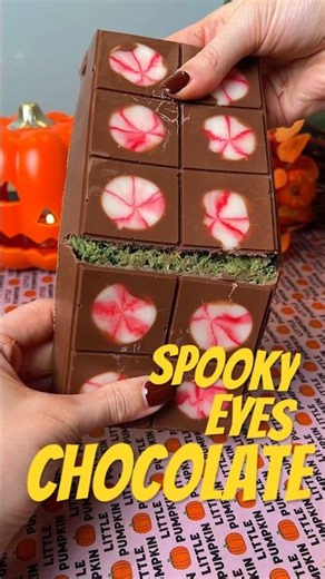 Spooky Eyes Chocolate 👀🍫 (Easy Halloween Treat!)