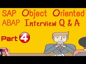 SAP Object Oriented ABAP Interview Question & Answers - Part 4 - Realtime - TechTablet