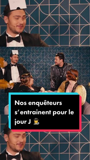 #MaskSinger Nos enquêteurs ont décidé de s’entraîner et d’aiguiser leurs compétences avant le grand jour… et rien de mieux qu’un devine-tête ! 👀 Entre Michèle Bernier, Elodie Frégé, Jeff Panacloc et Kev Adams, qui de nos enquêteurs découvrira son identité secrète en premier ? 🔍🤔 RDV dès Vendredi sur TF1 et MYTF1 pour Mask Singer avec Michèle Bernier, Élodie Frégé, Jeff Panacloc, Kev Adams et Camille Combal #masksinger #enquête #enquêteurs