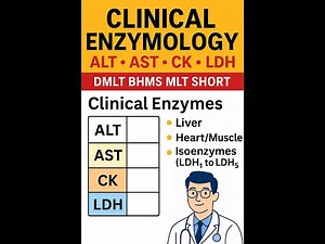 Clinical Enzymes Explained | ALT, AST, CK, LDH | DMLT BHMS MLT Short