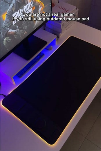Stop using the outdated mouse pad.check out this high tech mousepad #mousepad #deskmat #Gamer #Computerdeskmat