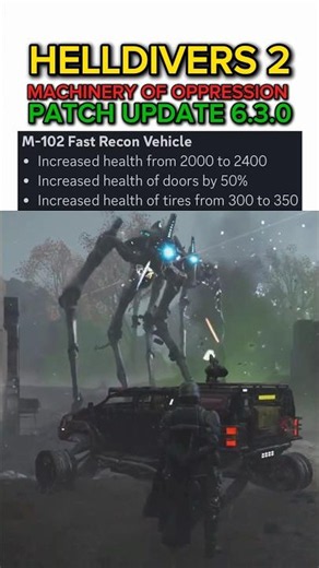 Fast Recon Vehicle BUFF After Patch Update 6.3.0 - Helldivers 2