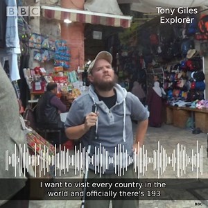 12K views · 149 reactions | "It's quite easy really, you just put one foot in front of the other." Tony Giles is blind and partially deaf and is on mission to visit every country in the world. So far, he's ticked off more than 120. ✈️ | BBC World Service | Facebook