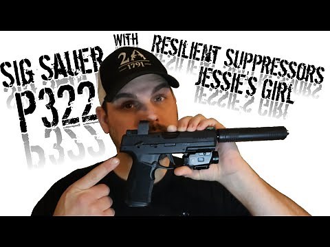 The QUIETEST Pistol Setup - Sig P322 + Jessie's Girl Silencer