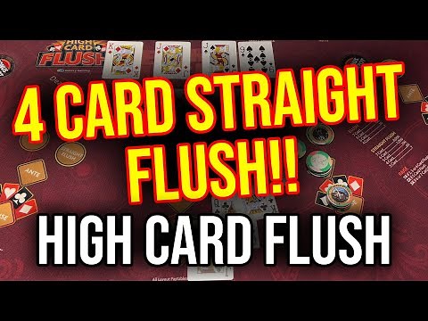 HIGH CARD FLUSH!! 4 CARD STRAIGHT FLUSH FOR A HUGE COMEBACK!!