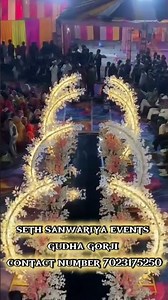 Seth Sanwariya Event– Best Event Planner in Gudha Gorji Wedding &homeand Bride entry mirror Services