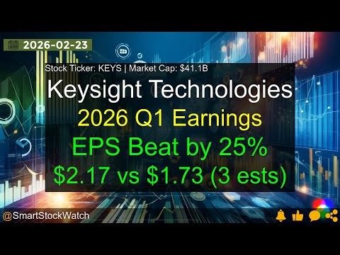 Keysight Technologies (KEYS|$41.1B) - 2026 Q1 Earnings Analysis