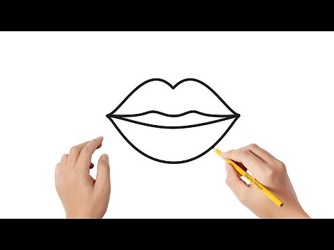 Cómo dibujar labios | Dibujos sencillos