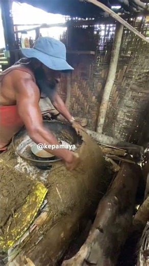 Building a cob oven - life of a ples man #viral #reel #nature #coboven