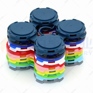 [Hot Item] 4 Pack Plastic Beer Carriers Handles for Beer Cans
