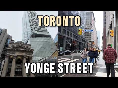 🇨🇦 Yonge Street Walk 4K | Downtown Toronto 2026
