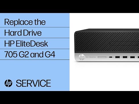 Replace the Hard Drive | HP EliteDesk 705 G2 and G4 | HP Support
