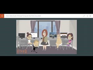 Boss Baby Breaks A School Computer And Gets Grounded
