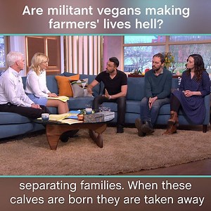 1.5M views · 4.4K reactions | We've got two opposing views here: Joey is a militant vegan campaigner and Jonny and Dulcie are dairy farmers - listen to the debate and let us know what you think... | This Morning | Facebook