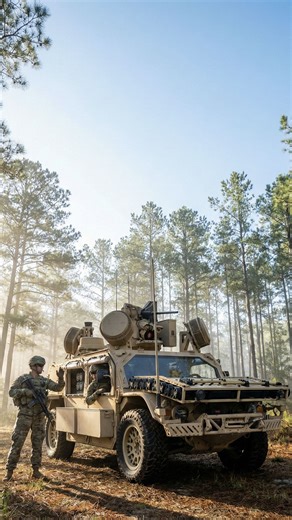 The "Ghost Truck" of Delta Force. It trades armor for speed and silence. A master of surprise. But would you feel safe riding into battle without doors? 🇺🇸👻 . . #military #usa #ArmyLife #Ranger #Commando #Offroad #MilitaryTech #Warfighting #MilitaryDebate | Military Aviation