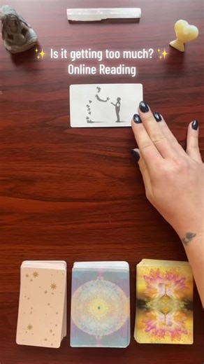 New oracle card reading for you 🔮 Watch now for advice and guidance on something you may feel it’s getting too overwhelming. #foryou #fyp #tarot #fy #foryoupage❤️❤️