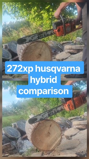 Husqvarna 272 w/288 cylinder vs 272 w/288 crank... too close to call #chainsaw