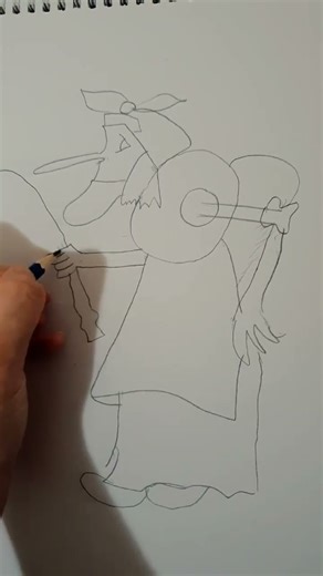 How to draw a kind witch step by step #easydrawing #drawingideas 😍😝🥰😝🥰@YouTube 😍🥰😍🥰