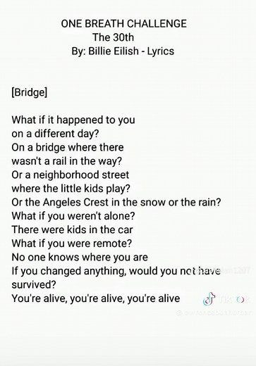 Billie Eilish's 'The 30th' One Breath Challenge Explained