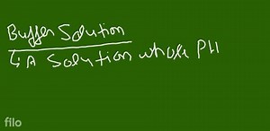 3.91 Types of buffer solutions There are two types of bufler so... | Filo