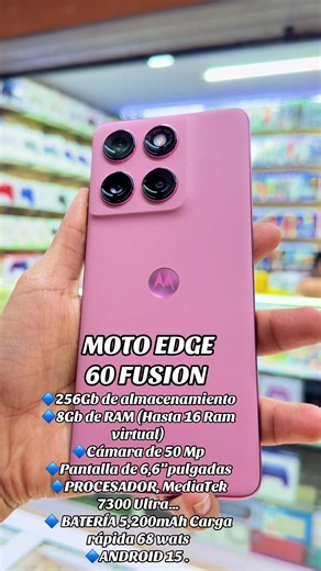 MOTOROLA EDGE 60 FUSION: ¡Precios de mayoreo!