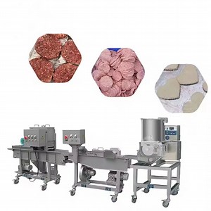 [Hot Item] Chicken Nugget Line Chicken Burger Making Machine Hamburger Patty Machine Chicken Burger Production Line