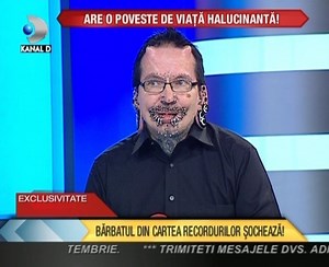 Rolf Buchholz, barbatul cu cele mai multe piercing-uri din lume: "Am o viata normala si o slujba normala" VIDEO