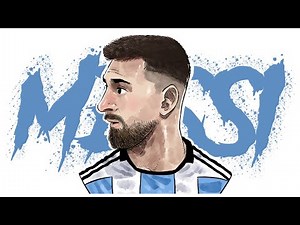 How to Draw LIONEL MESSI | Drawing Tutorial (step by step)