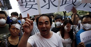 New video emerges of explosions in China