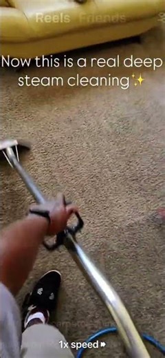 This is a REAL deep steam cleaning ✨