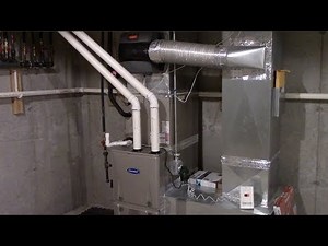 2016 Carrier Furnace Start-Up and Honeywell Humidifier.