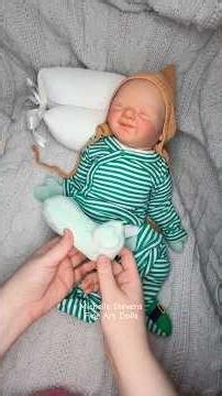 Leprechaun outfit 🍀 CUTE REBORN doll Milo by Michelle Stevens #shorts #rebornartist #dolls