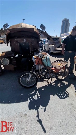 4.8K views · 144 reactions | This Massive Rat Rod Truck Comes With A Rat Rod Bike, Sweet Stuff at RatCity Rukkus. #carshow #ratrods #ratrod #carshow #showcar #americana #oldcars #carcommunity #welderup #ratcityrukkus #supershow #rusty #rustycar #shorts #vintagecars | Big Boy Carz | Facebook