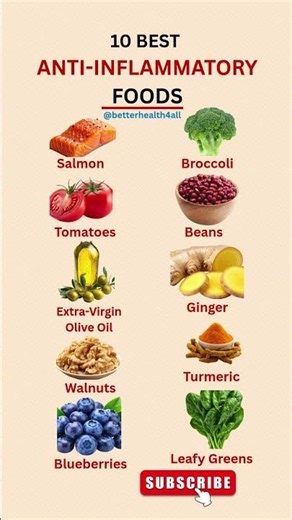 10 Best Anti-Inflammatory Foods to Eat More Often #healthtips