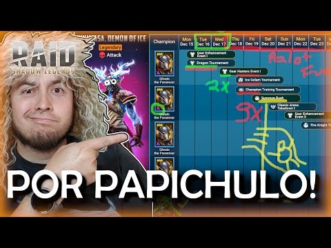 PLAN DE FUSION POR YUKIMASA DEMONIO DE HIELO!! Con todo!!! | RAID SHADOW LEGENDS Espanol