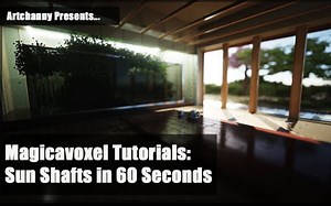 【60秒制作阳光效果】Magicavoxel Tutorial