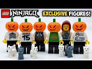EXCLUSIVE 15th Anniversary Ninjago Minifigures! | Minifigure Factory Review