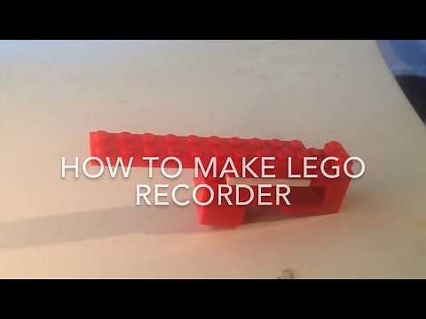 How To Make A LEGO Recorder!