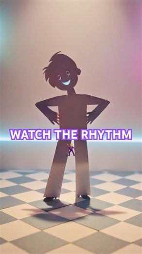 B: Satisfying Paper Cutout Dance Loop ✂️ #RetroAesthetic #shorts #papercraftdance