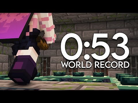 Minecraft Beaten In 53 Seconds [FWR]